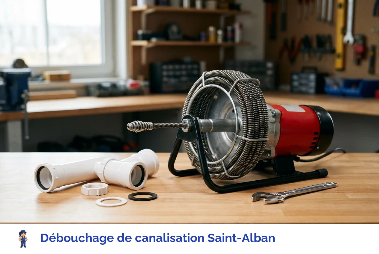 Débouchage de canalisation à Saint-Alban