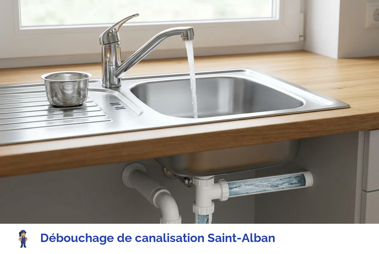 Débouchage de canalisation à Saint-Alban