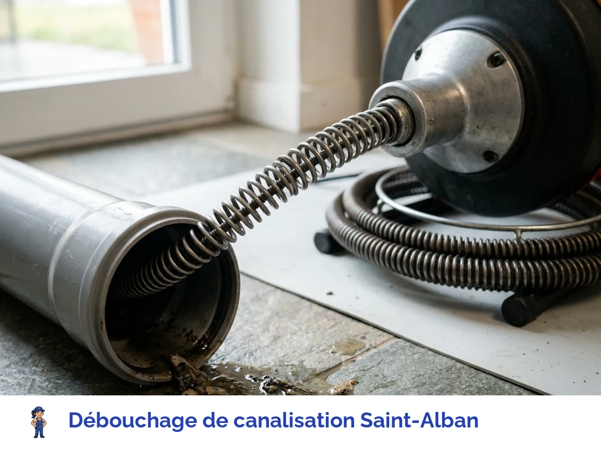 Débouchage de canalisation à Saint-Alban