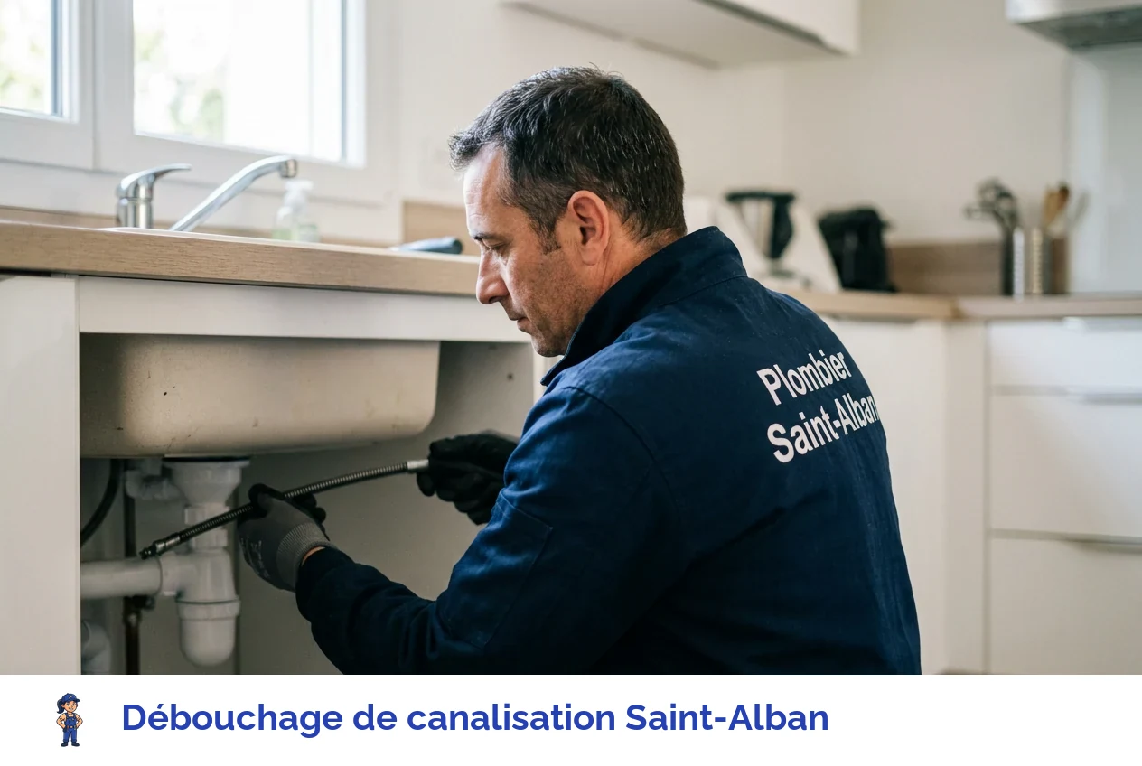 Débouchage de canalisation à Saint-Alban