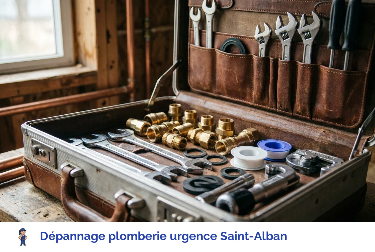 Dépannage plomberie urgence à Saint-Alban