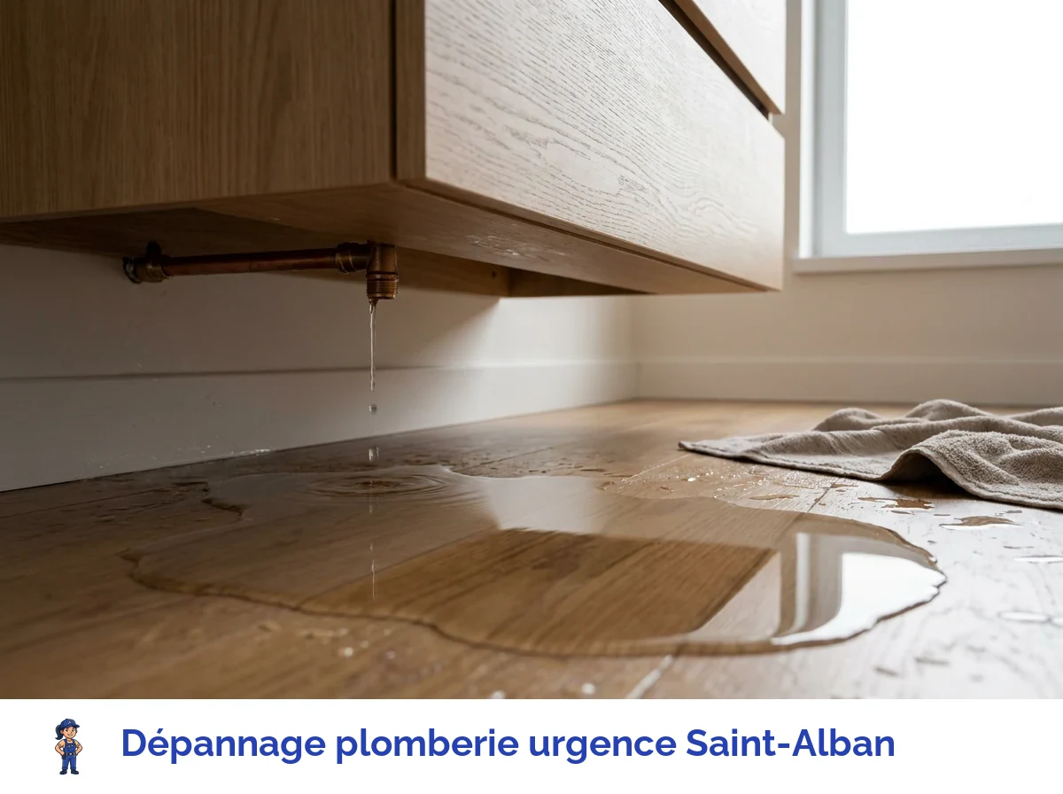 Dépannage plomberie urgence à Saint-Alban