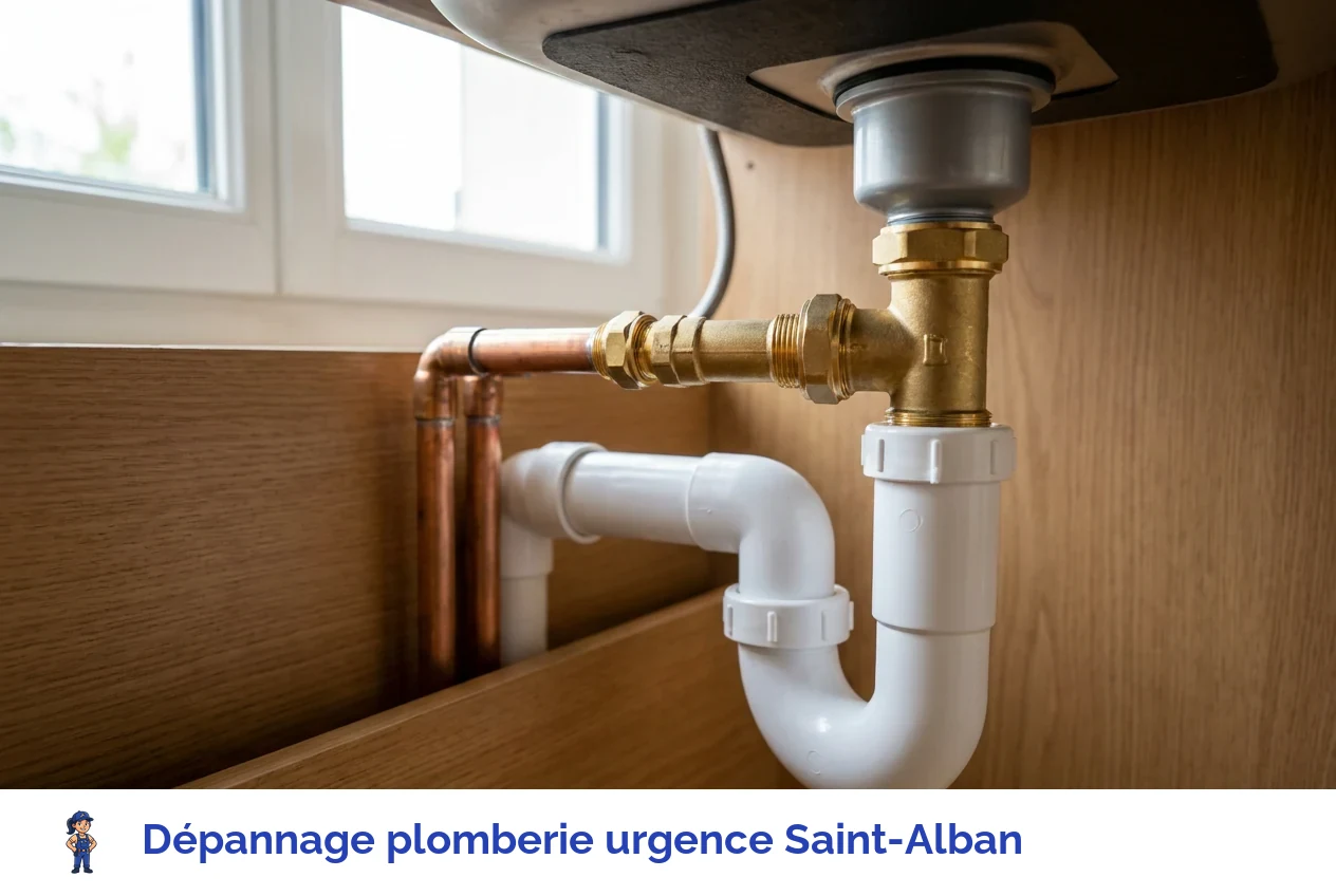 Dépannage plomberie urgence à Saint-Alban