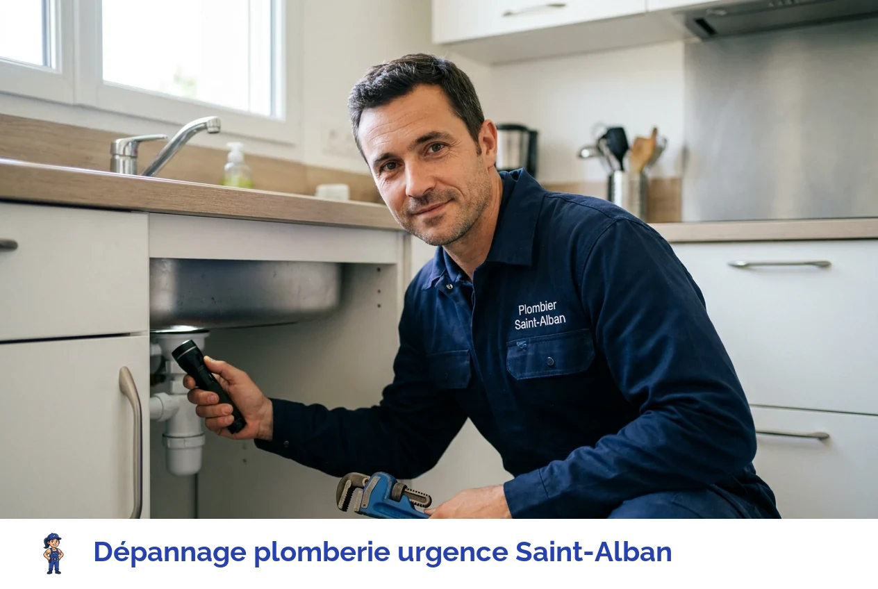 Dépannage plomberie urgence à Saint-Alban