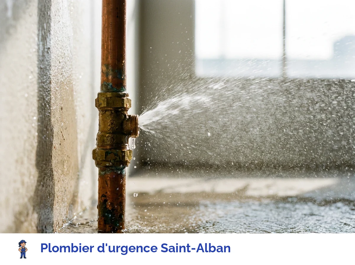 Plombier d'urgence à Saint-Alban