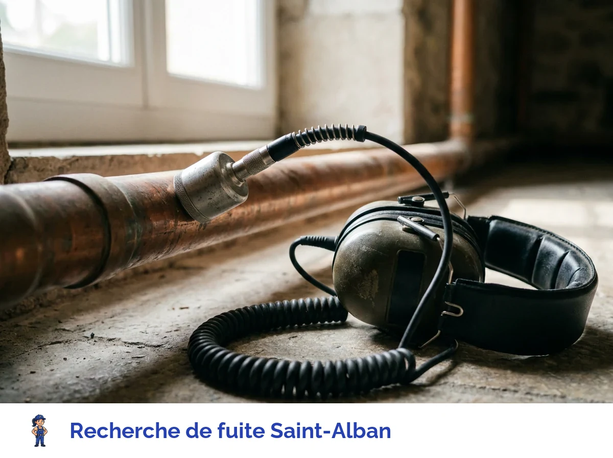 Recherche de fuite à Saint-Alban