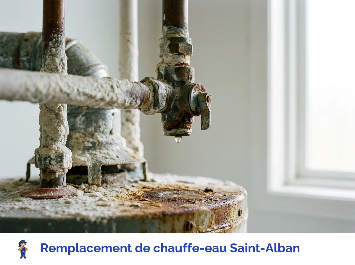 Remplacement de chauffe-eau à Saint-Alban
