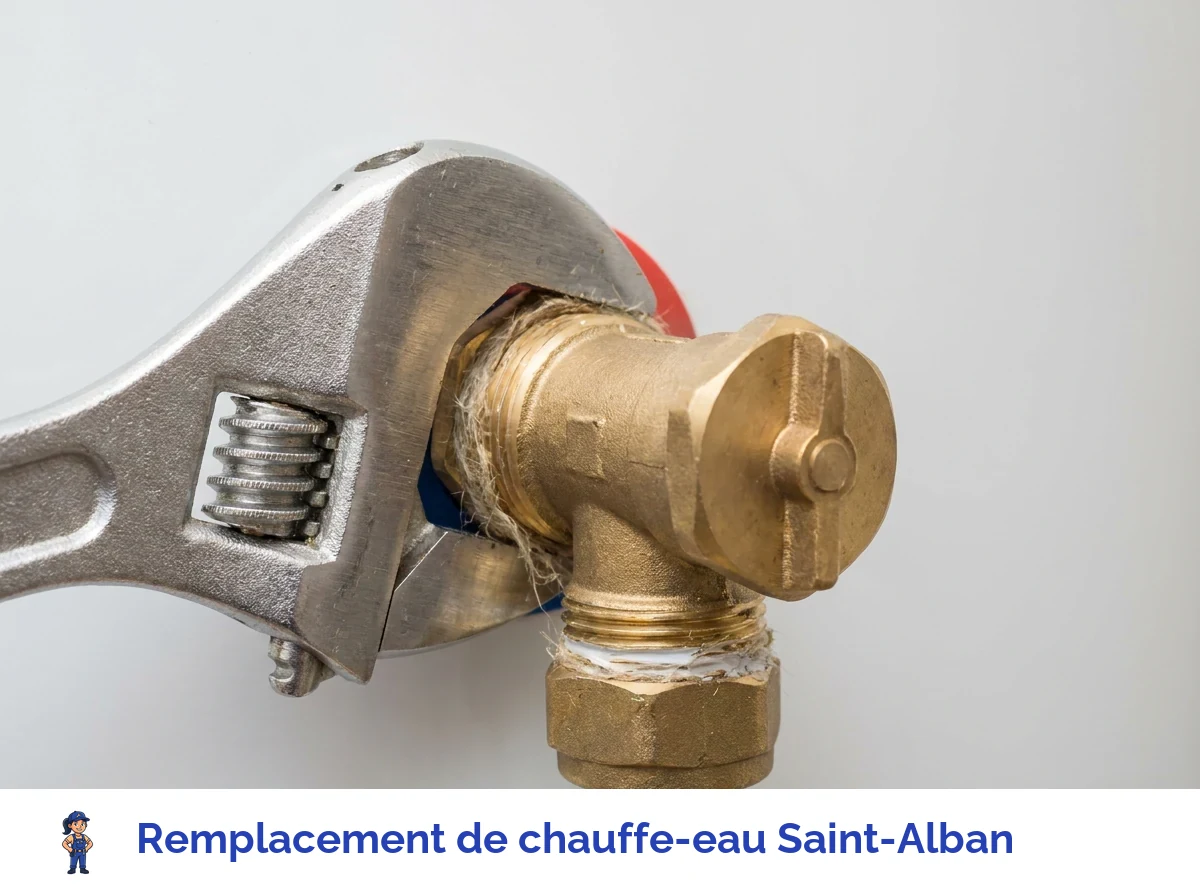 Remplacement de chauffe-eau à Saint-Alban