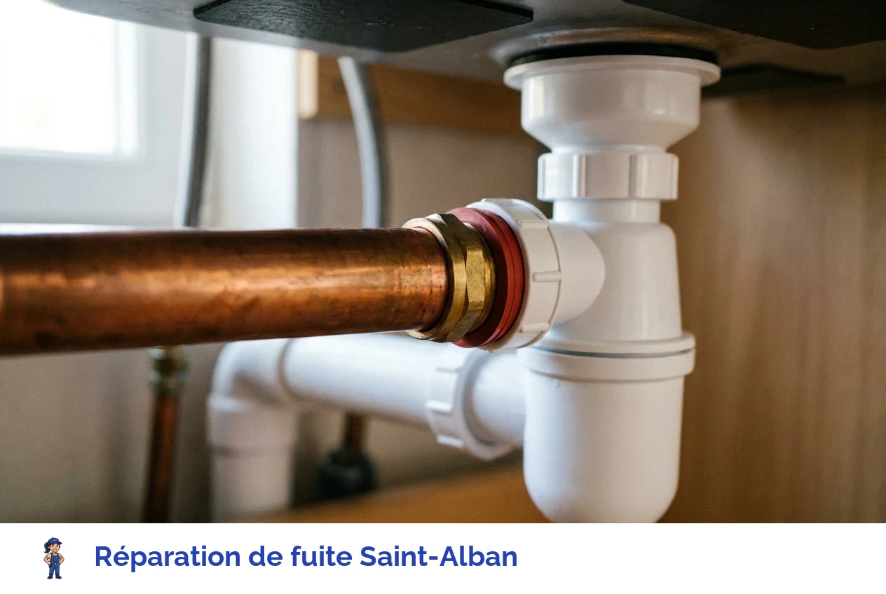 Réparation de fuite à Saint-Alban