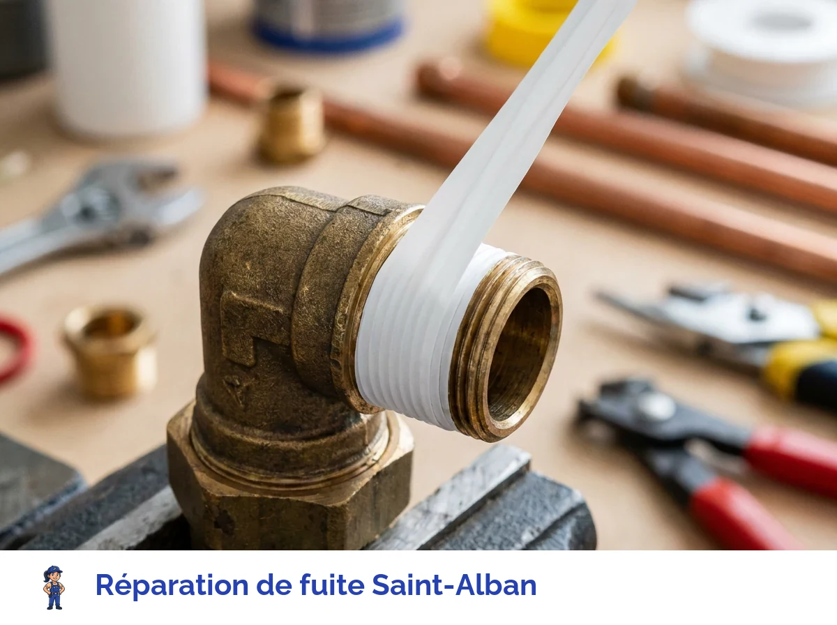 Réparation de fuite à Saint-Alban
