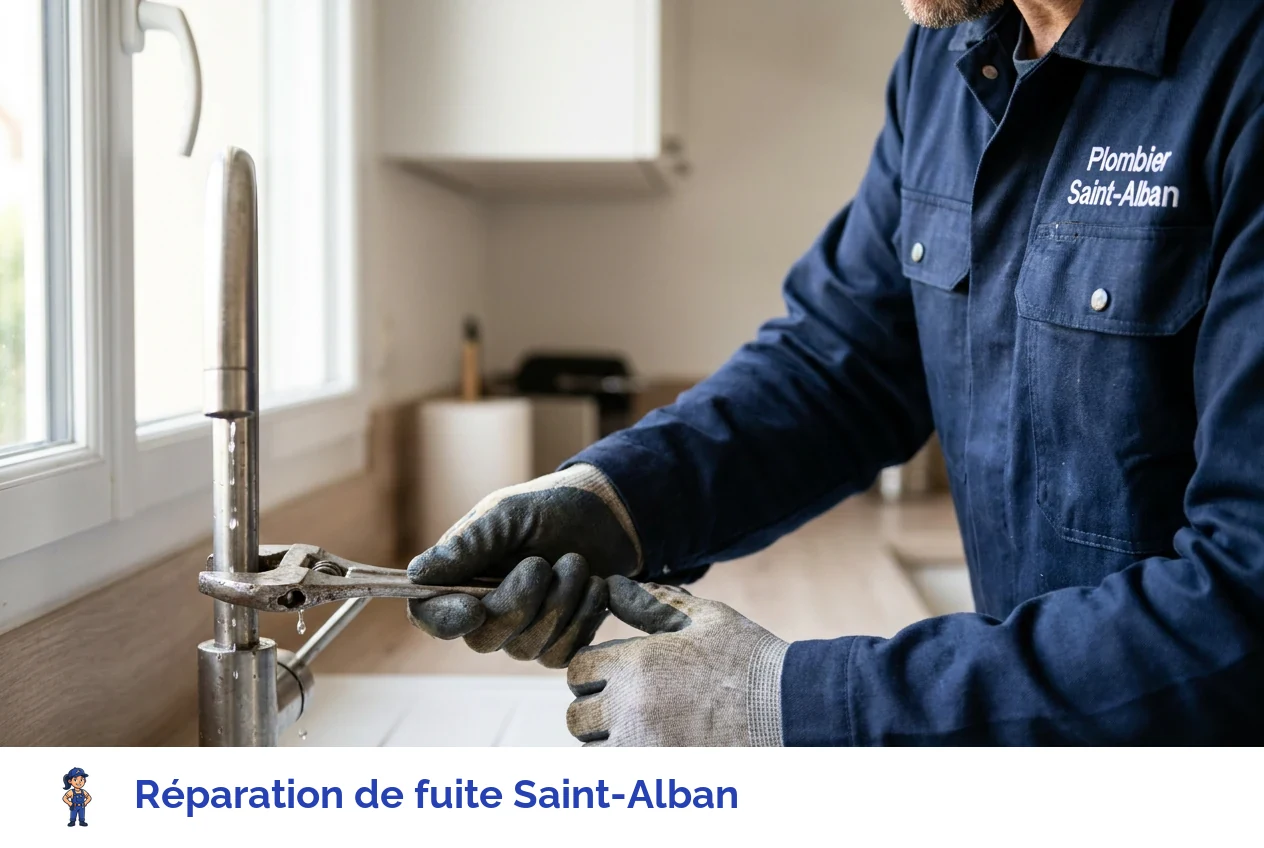 Réparation de fuite à Saint-Alban